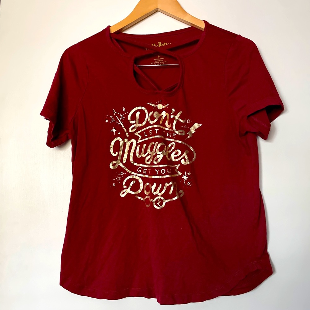 maroon harry potter shirt
